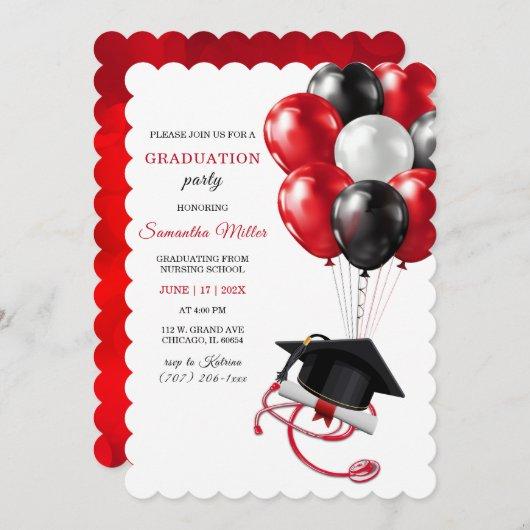 Invitations for Nursing Graduation Party