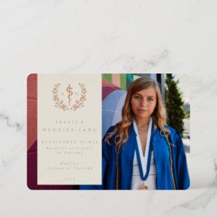 Ivory RN Asclepius Graduation Photo Announcement