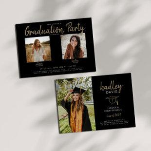 Joint Graduation Party Invitation - Two Person
