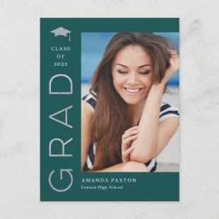Joyful Grad Editable Color Graduation Postcard