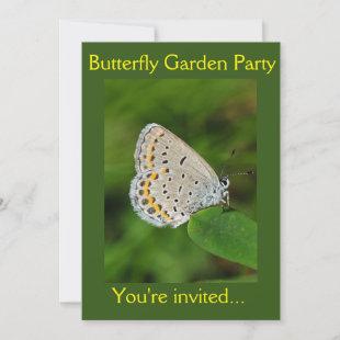 Karner Blue Butterfly Downloadable Invitation