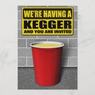 Kegger Invitations