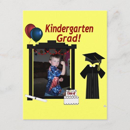 Kindergarten Graduate Invitation add Photo text