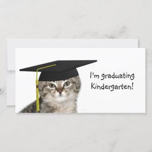 Kindergarten graduation announcement