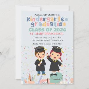 Kindergarten Graduation Ceremony Invitation