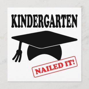 Kindergarten Nailed It Invitation