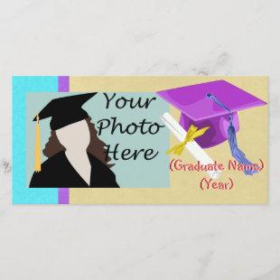 Kindergarten or Preschool Graduation Photo Card