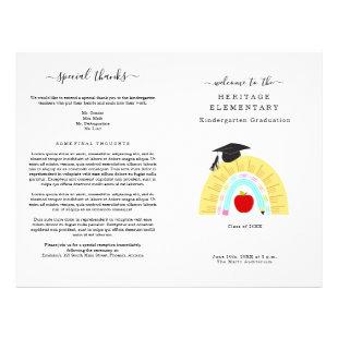 Kindergarten Preschool Graduation Program (2 col.) Flyer