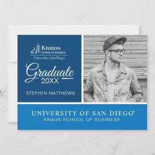 Knauss School of Business | Graduation Invitation