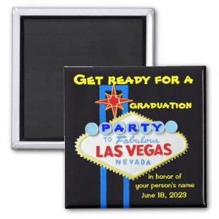 Las Vegas Graduation Magnet