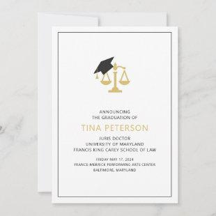 Law School Graduation Announcement