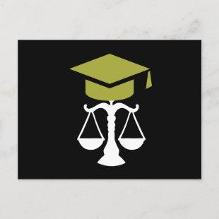 Law School  Graduation Announcement/ Invitation