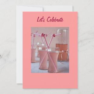LET'S CELEBRATE-HOLIDAY, HOUSE / PARTY INVITATION
