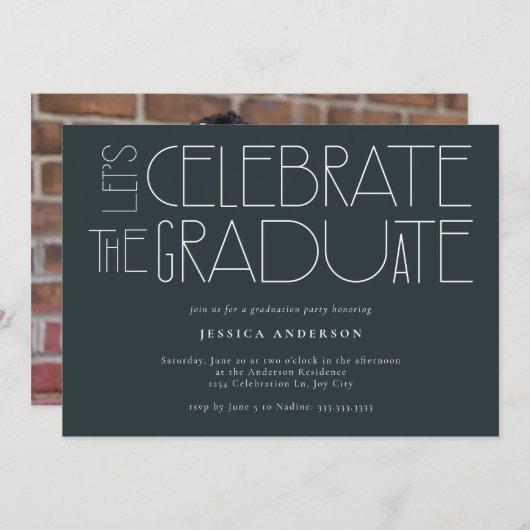 Let's celebrate the Graduate 2023 Graduation Party Invitation