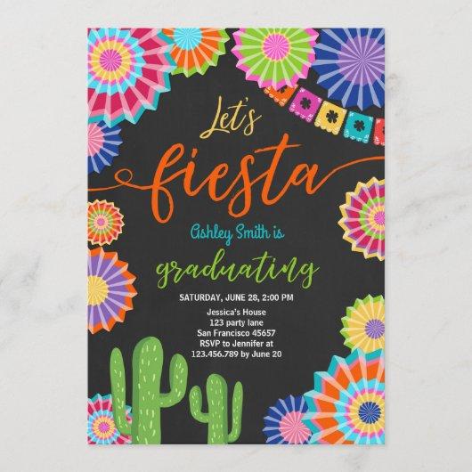 Let's Fiesta Graduation Invitation Mexican party