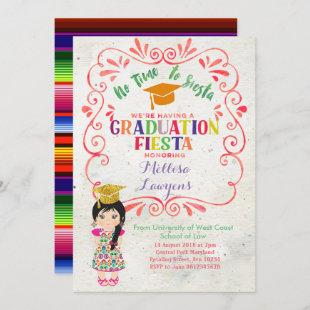 Let's fiesta Graduation Party Fiesta Invitation