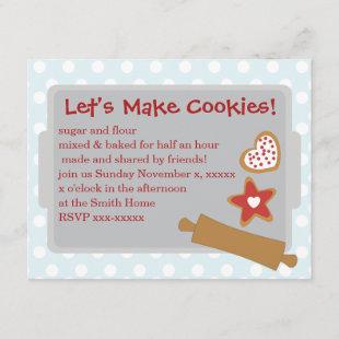 Let's Make Cookies Invitation
