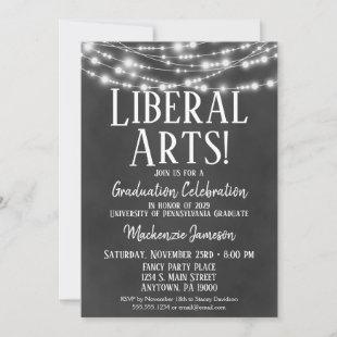 Liberal Arts Graduation Party Invitation