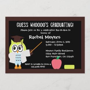 Little Graduate Owl Invite