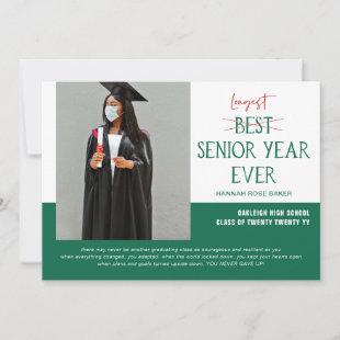 Longest Senior Year Ever | Graduation Photo Announ Announcement