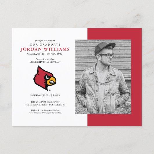 Louisville Cardinals Future Graduate Announcement Postcard