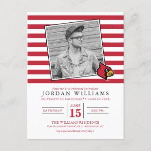 Louisville Cardinals Graduate Announcement Postcard
