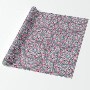 Mandala Pink Wrapping Paper