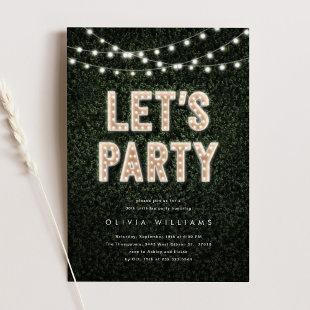 Marquee Lights Any Event Digital Party Invitation