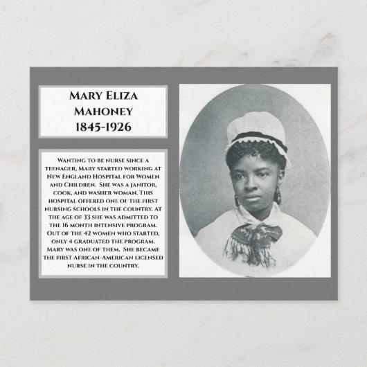 Mary Eliza Mahoney 1st Black Registered Nurse Postcard