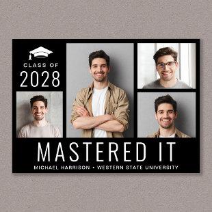 Mastered It Photo Masters Degree Graduation Announcement
