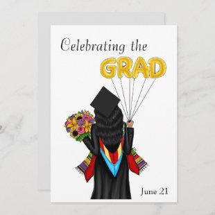 Master's Degree Graduate Illustration Invitation