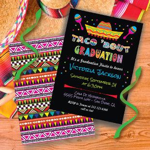 Mexican Fiesta taco bout Graduation Party Invitation