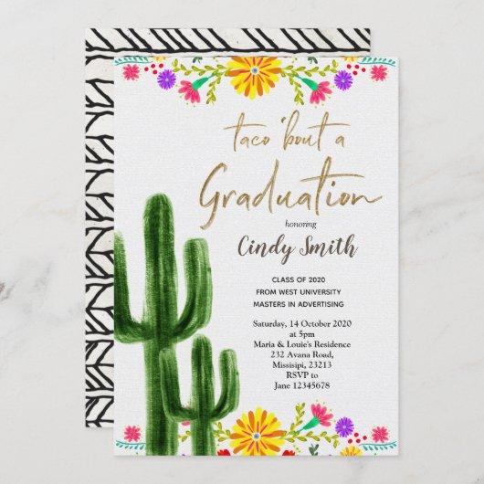 Mexican Taco bout a Graduation Party Invitation