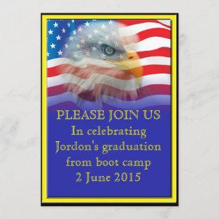 Military Boot camp Graduation Invitation