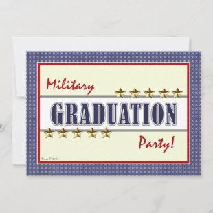 Military Training Graduation Party Invitation