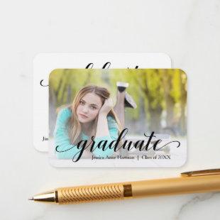 MINI Graduate Photo Invitation Cards