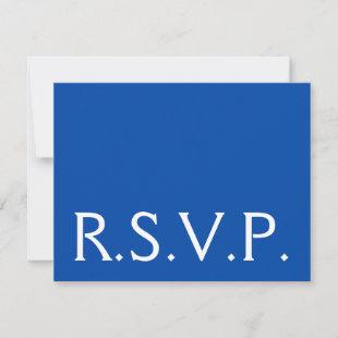 Minimalist, Minimal & Humble "R.S.V.P." Card
