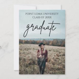 Minimalist Photo Collage Graduation Party Invitation