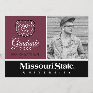 Missouri State University Bears Graduation Invitation