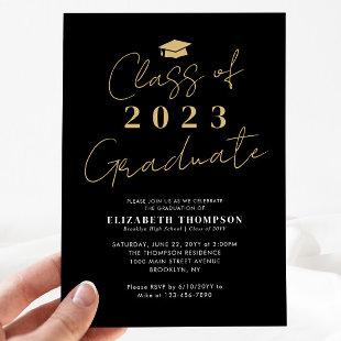 Modern Class of 2023 Graduate Graduation Party Invitation
