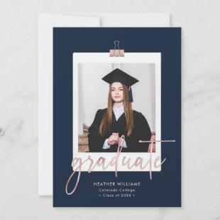 Modern Elegant Graduation Announcement
