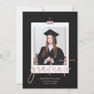 Modern Elegant Graduation Announcement