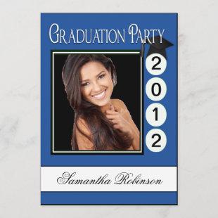 Modern Fun Graduation Party Custom Photo Invitation
