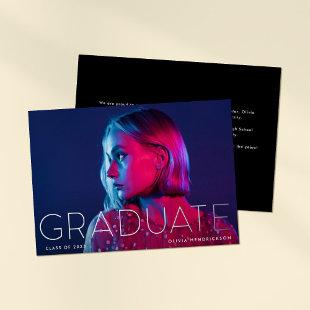 Modern Grad Announcement and Photo for 2023 | Foil