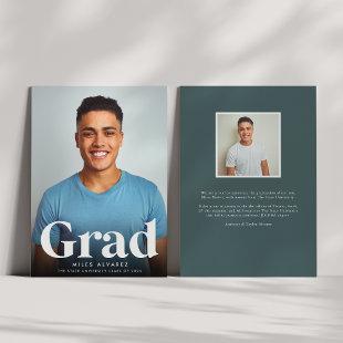 Modern Grad | Photo Graduation Announcement