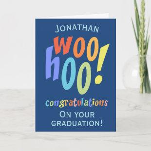Modern Graduation Congratulations  Card