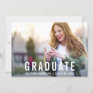 Modern Graduation | Graduate Photo Announcement