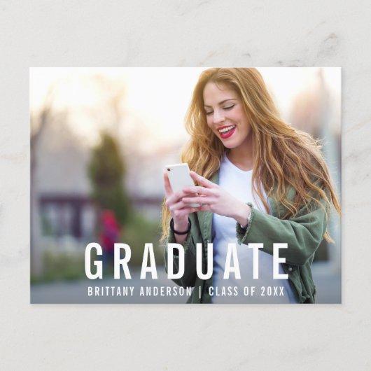 Modern Graduation | Graduate Photo Party Invite
