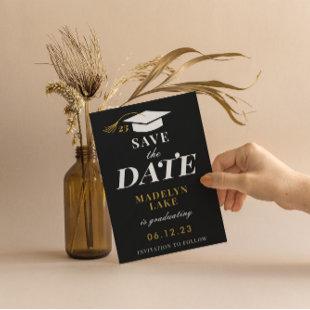 Modern Graduation Save the Date Textable Invitation