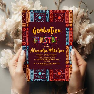 Modern Mexican Fiesta Graduation Party  Invitation